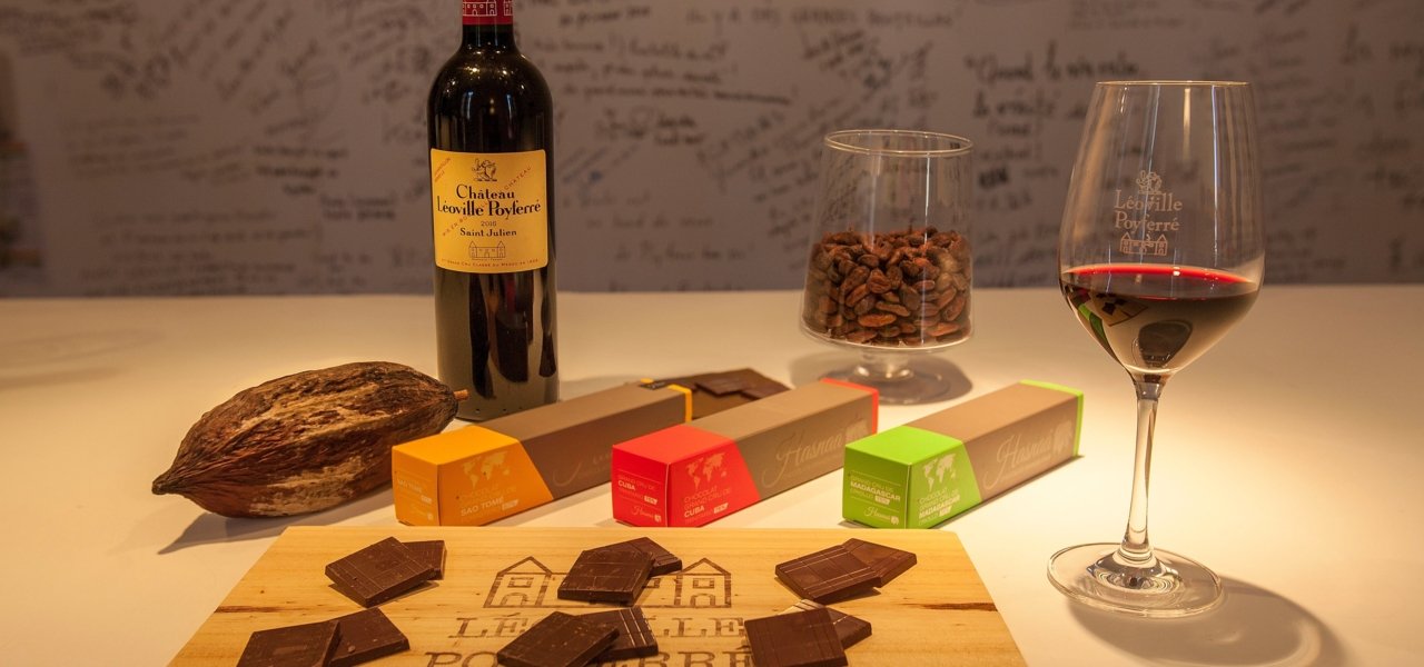 chocolate wine pairing at Château Léoville Poyferré
